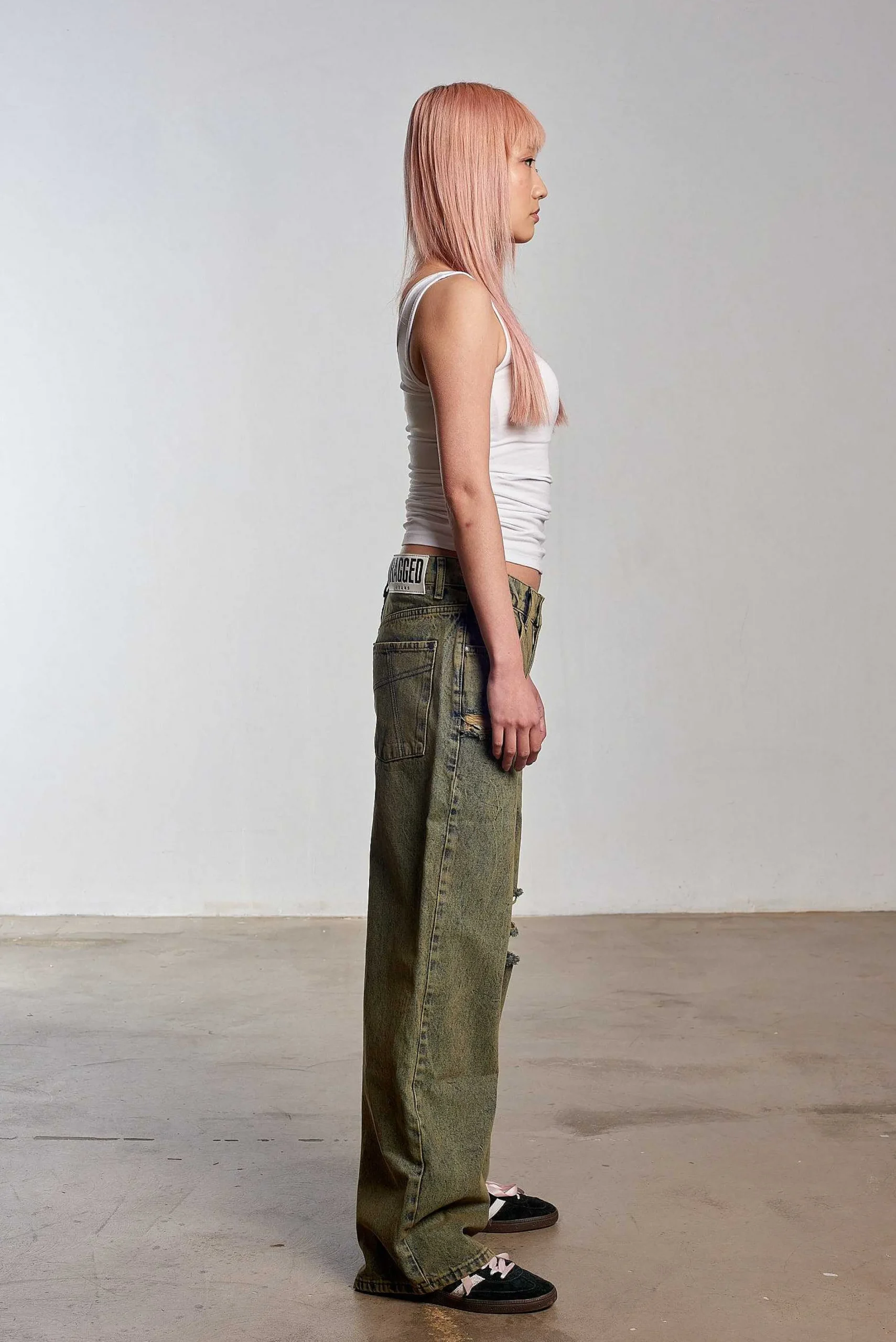 Drifter Distressed Skate Jean