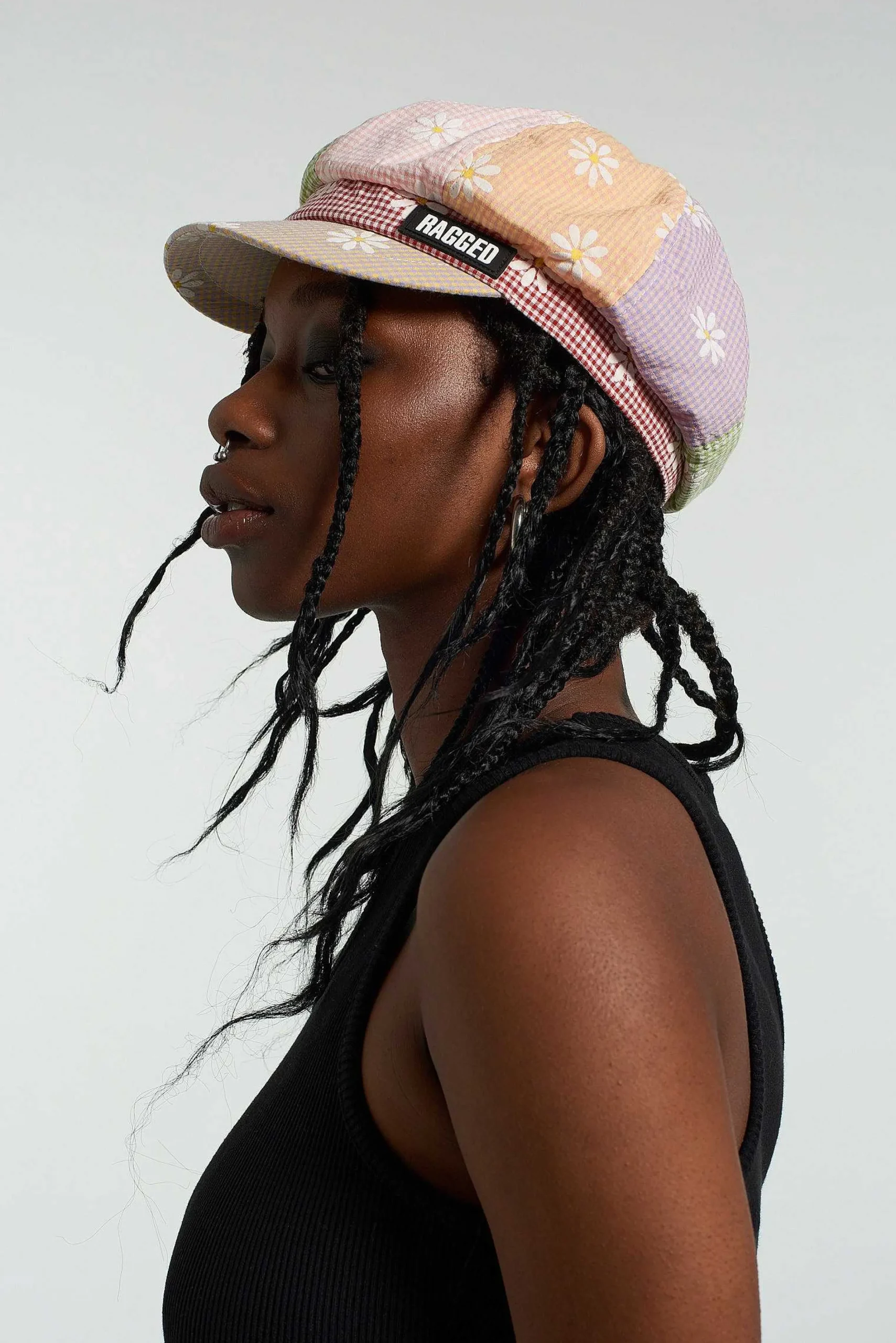 Flower Child Bakerboy Hat