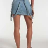 Force Combat Mini Skirt Blue