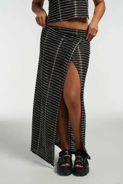 Fracture Maxi Skirt
