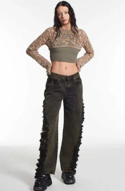 Gretel Super Cropped Knit Top