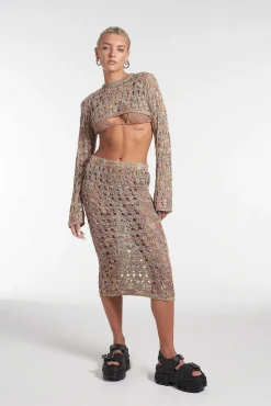 Gretel Super Cropped Knit Top