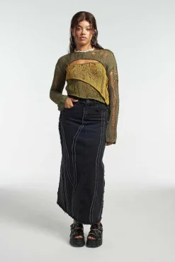 Ivy Layered Ladder Knit Top