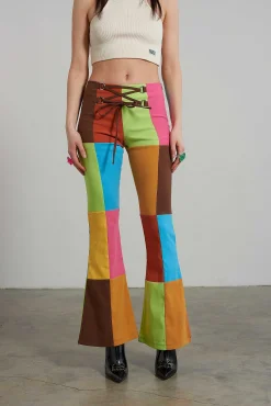Jackpot Panelled Flared Pant