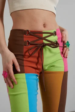 Jackpot Panelled Flared Pant