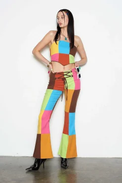 Jackpot Panelled Flared Pant