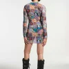 Memories Mesh Long Sleeve Dress