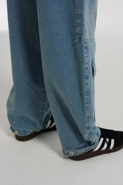 Mens Balloon Jean Light Blue