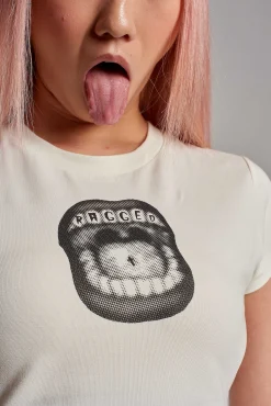 Mouthy Ragged Baby Tee