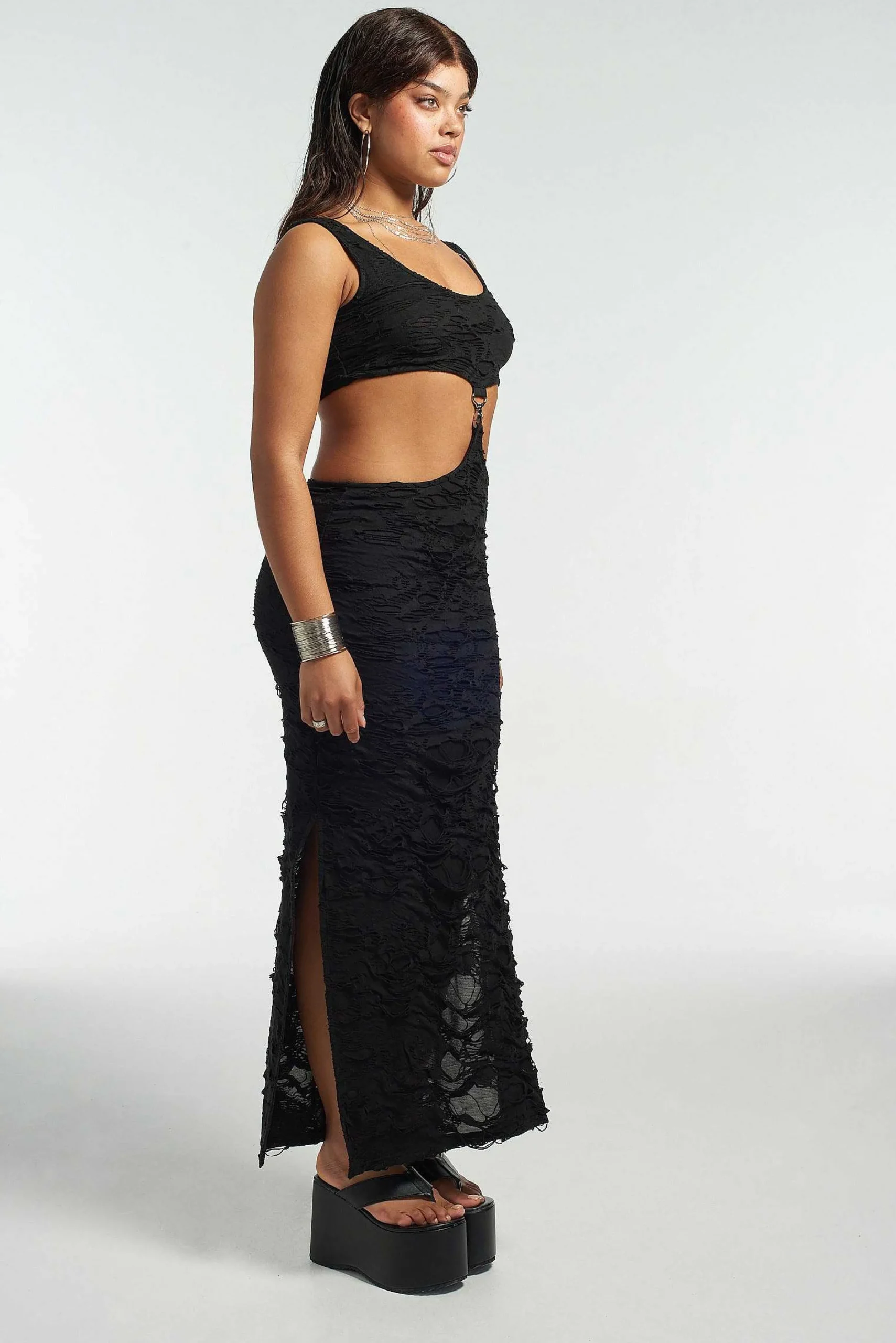 Nightshade Cut Out Maxi Dress