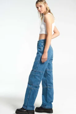 Organic Combat Jean Light Blue
