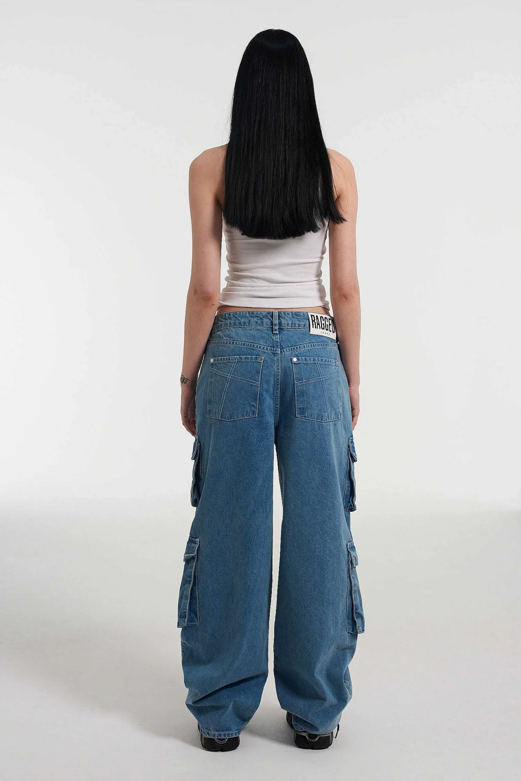 Organic Combat Release Jean Light Blue
