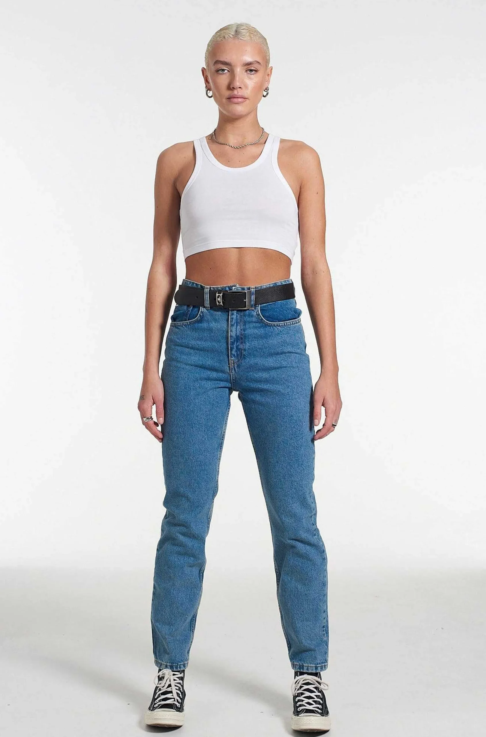 Organic Cougar Mom Jean Light Blue