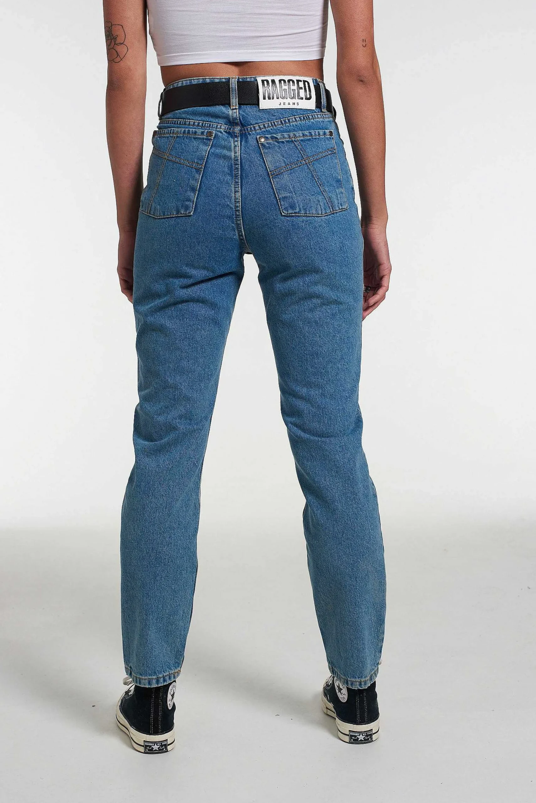 Organic Cougar Mom Jean Light Blue