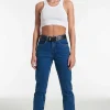 Organic Cougar Mom Jean Mid Blue