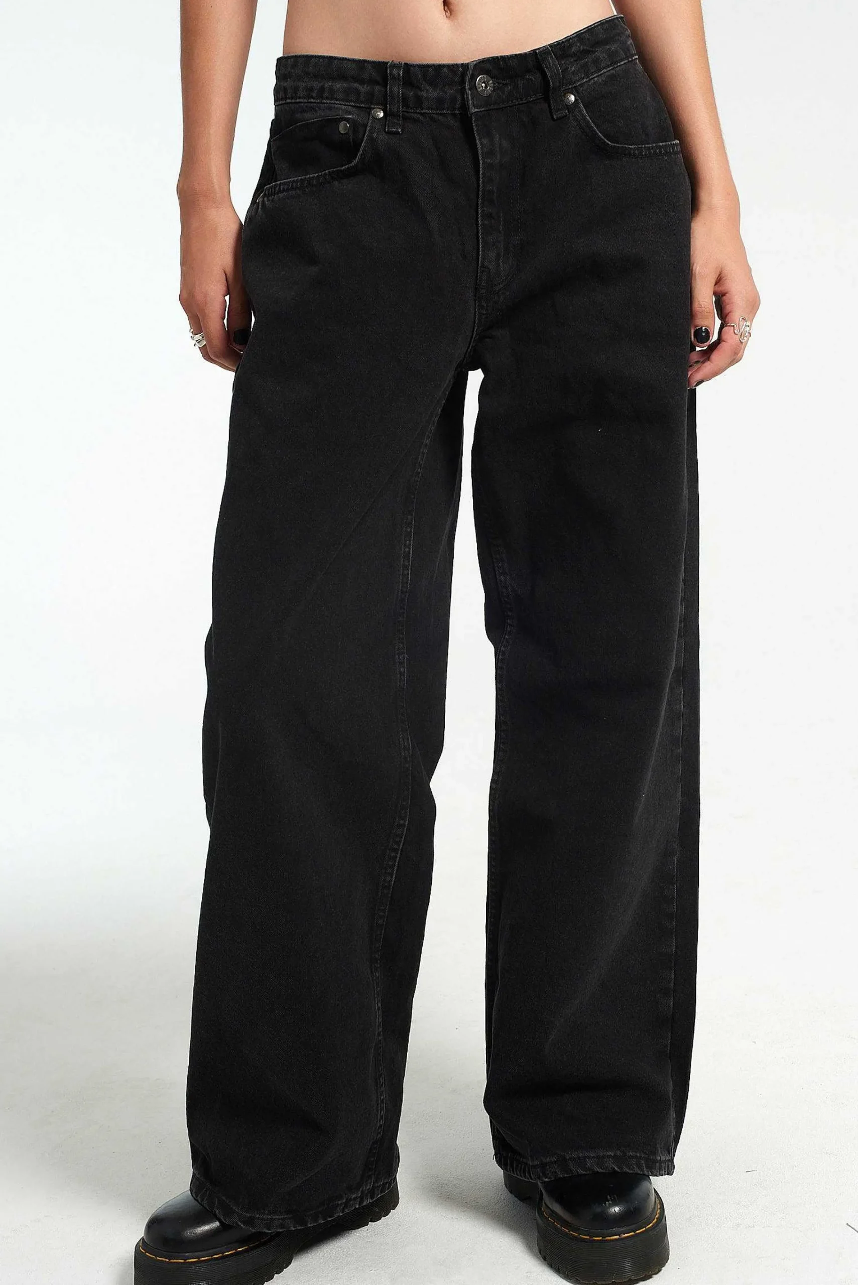 Organic Release Jean Charcoal