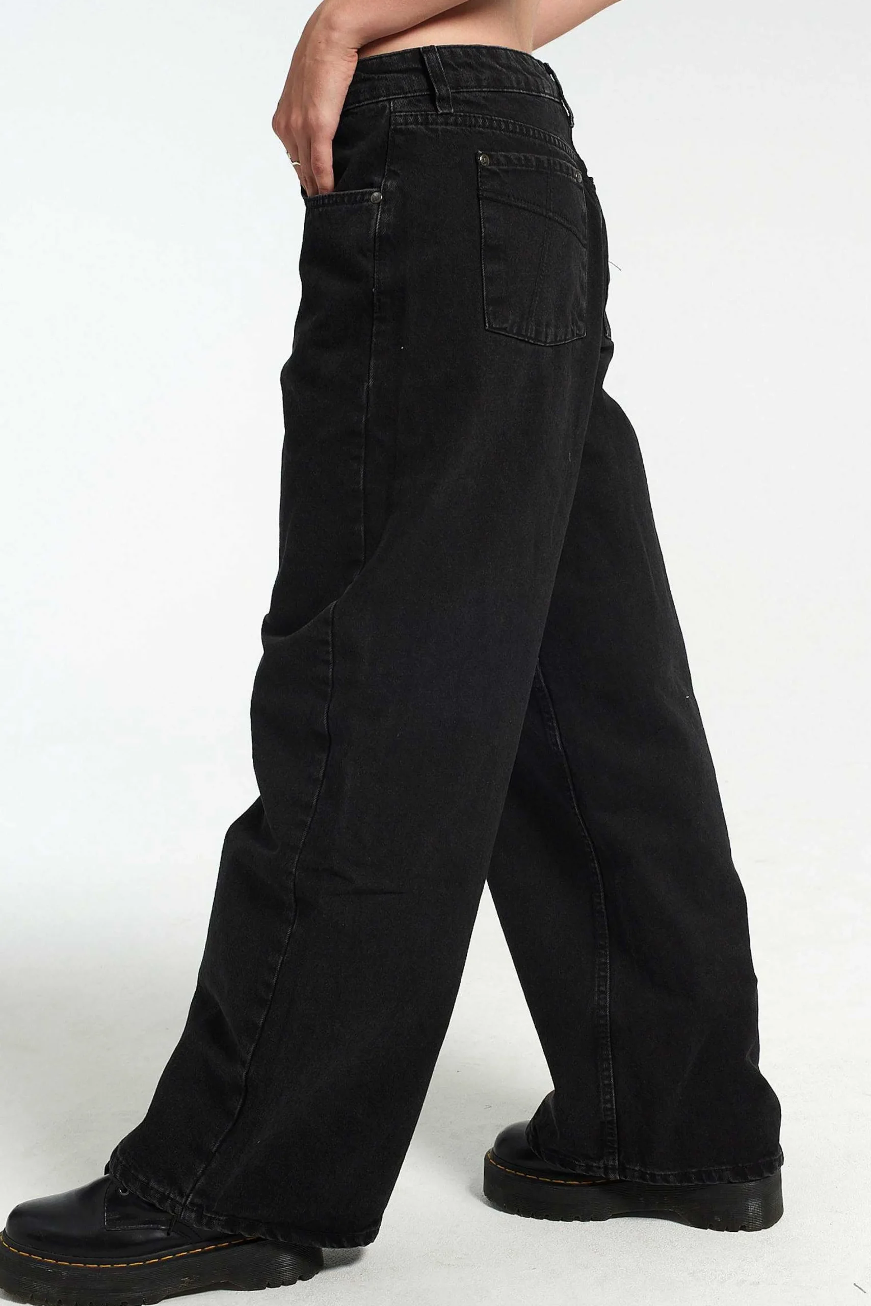 Organic Release Jean Charcoal