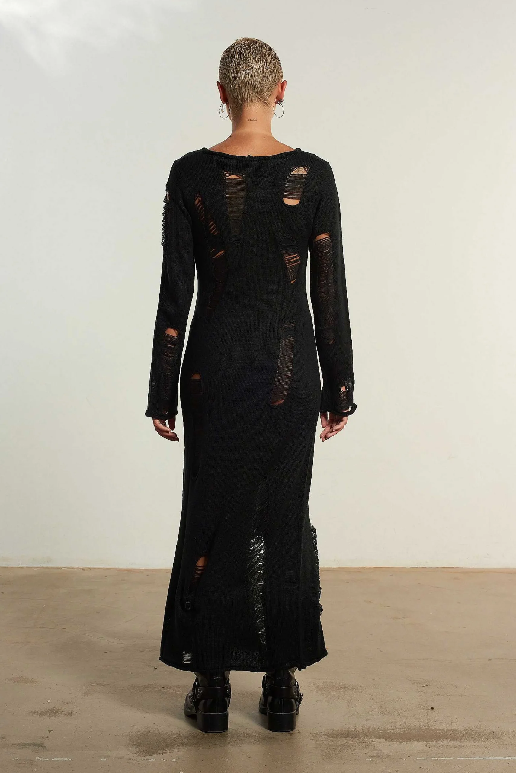 Pin-Up Knit Maxi Dress