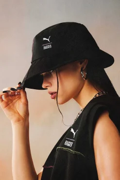 Puma X The Ragged Priest Black Woven Bucket Hat