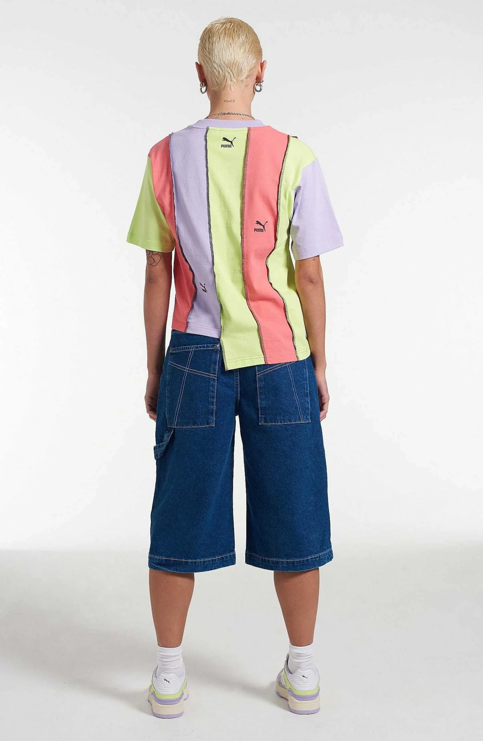 Puma X The Ragged Priest Colour Block Jersey Top