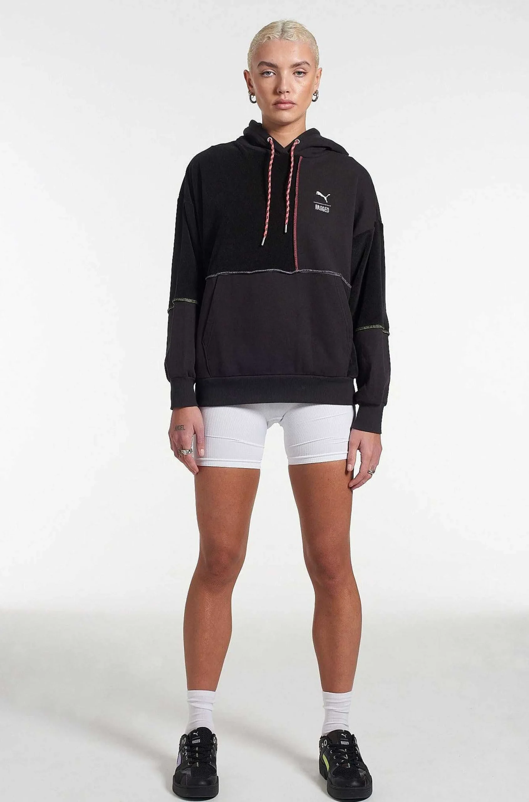 Puma X The Ragged Priest Black Jersey Hoodie