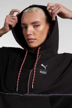 Puma X The Ragged Priest Black Jersey Hoodie