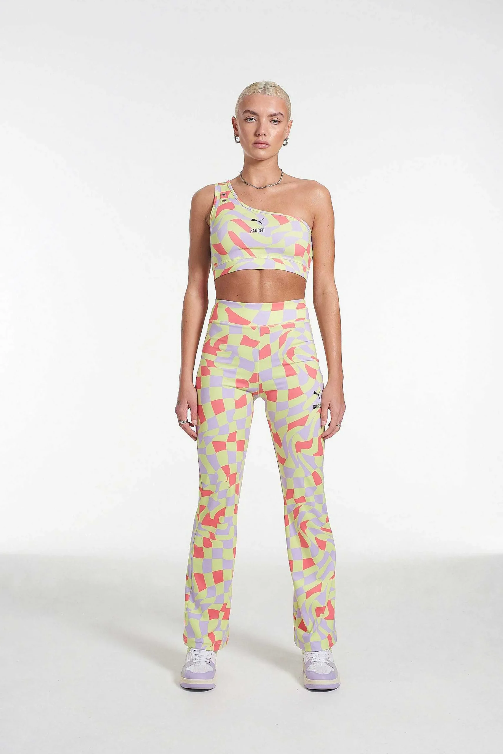 Puma X The Ragged Priest All Over Print Crop Top