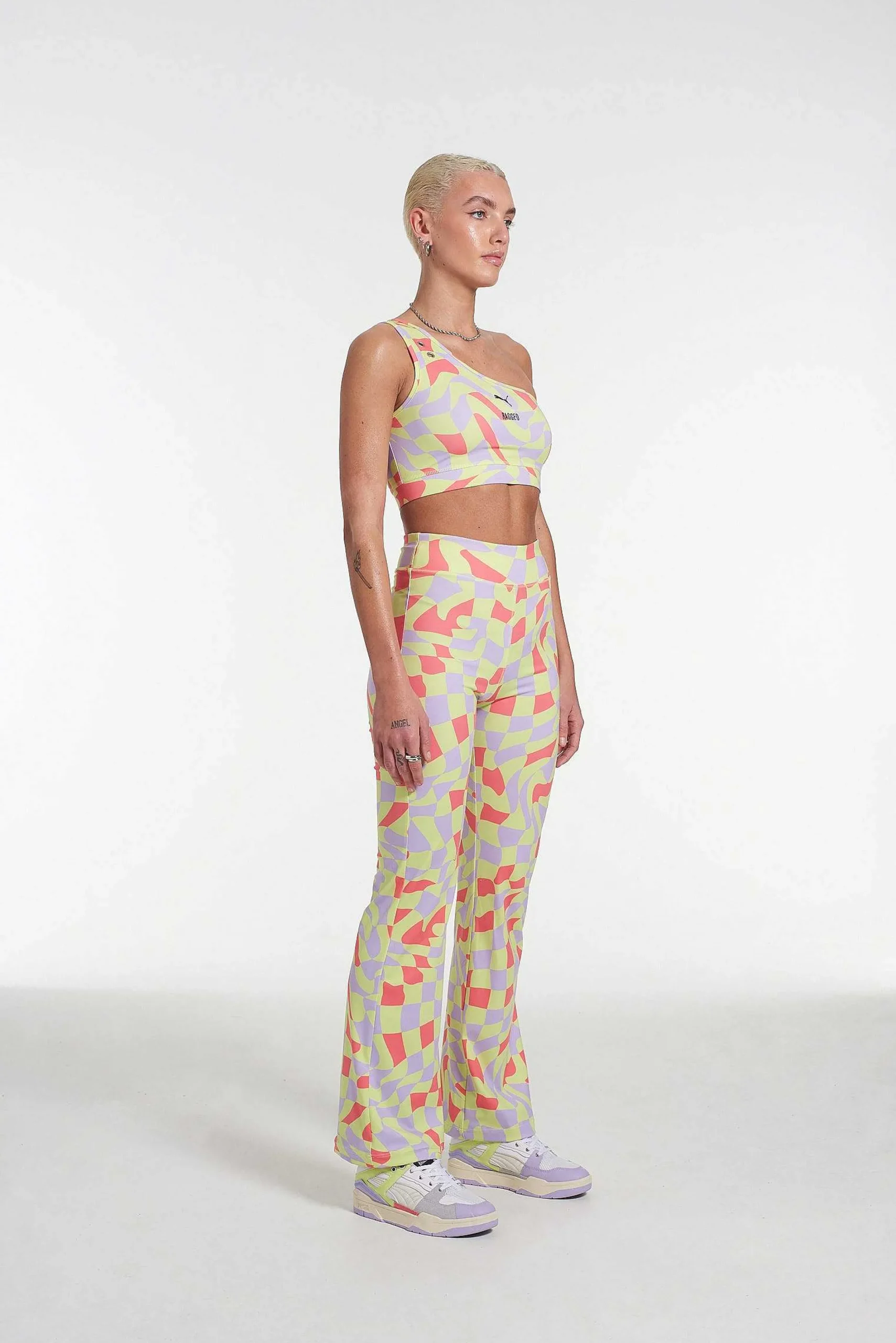 Puma X The Ragged Priest All Over Print Crop Top