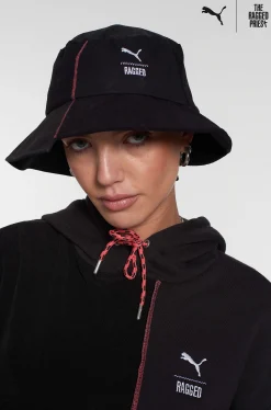 Puma X The Ragged Priest Black Woven Bucket Hat