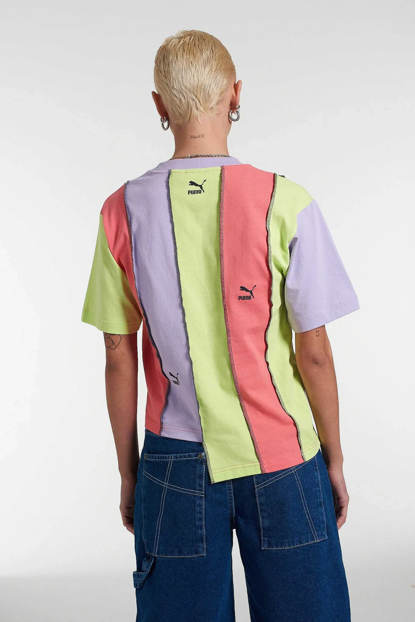 Puma X The Ragged Priest Colour Block Jersey Top