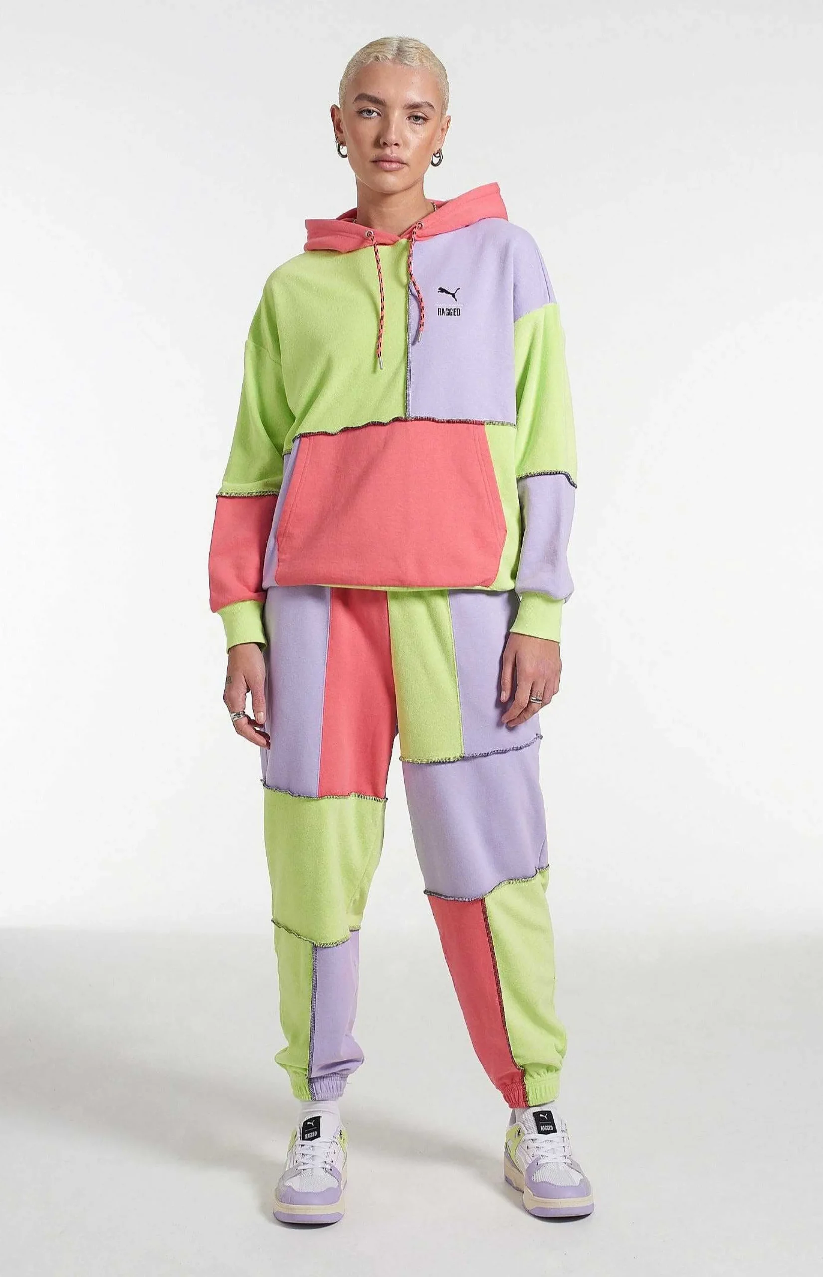 Puma X The Ragged Priest Colour Block Jersey Sweatpants