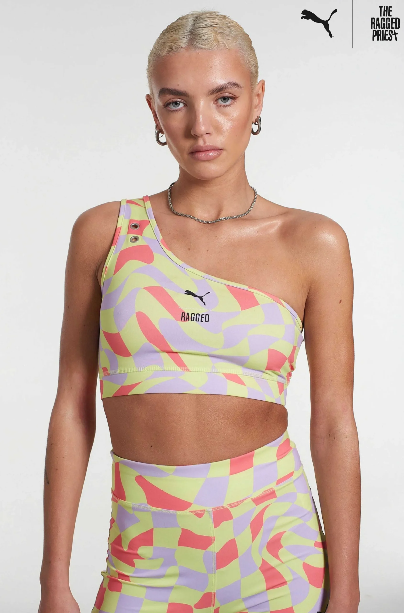 Puma X The Ragged Priest All Over Print Crop Top