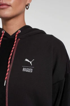 Puma X The Ragged Priest Black Jersey Hoodie