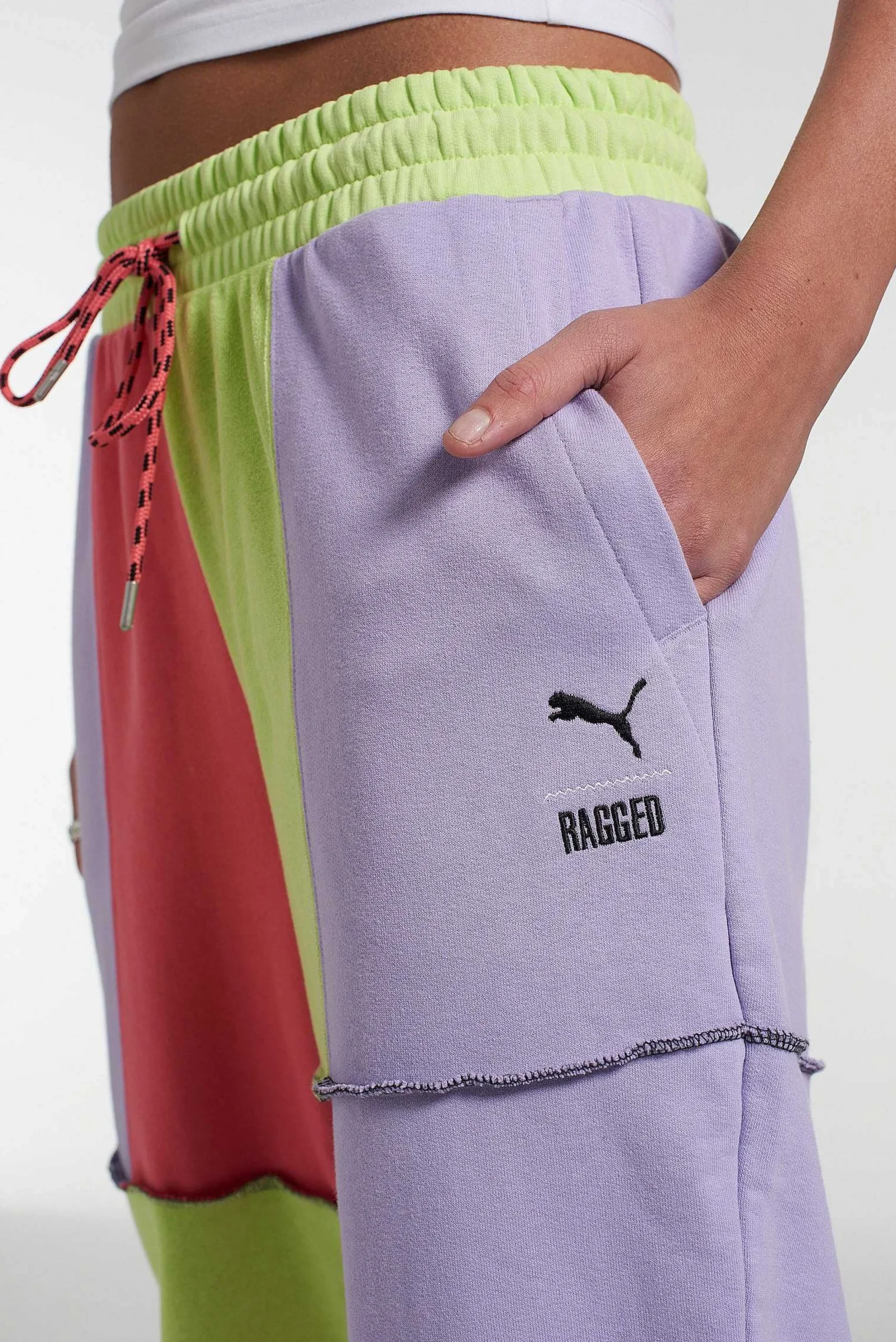 Puma X The Ragged Priest Colour Block Jersey Sweatpants