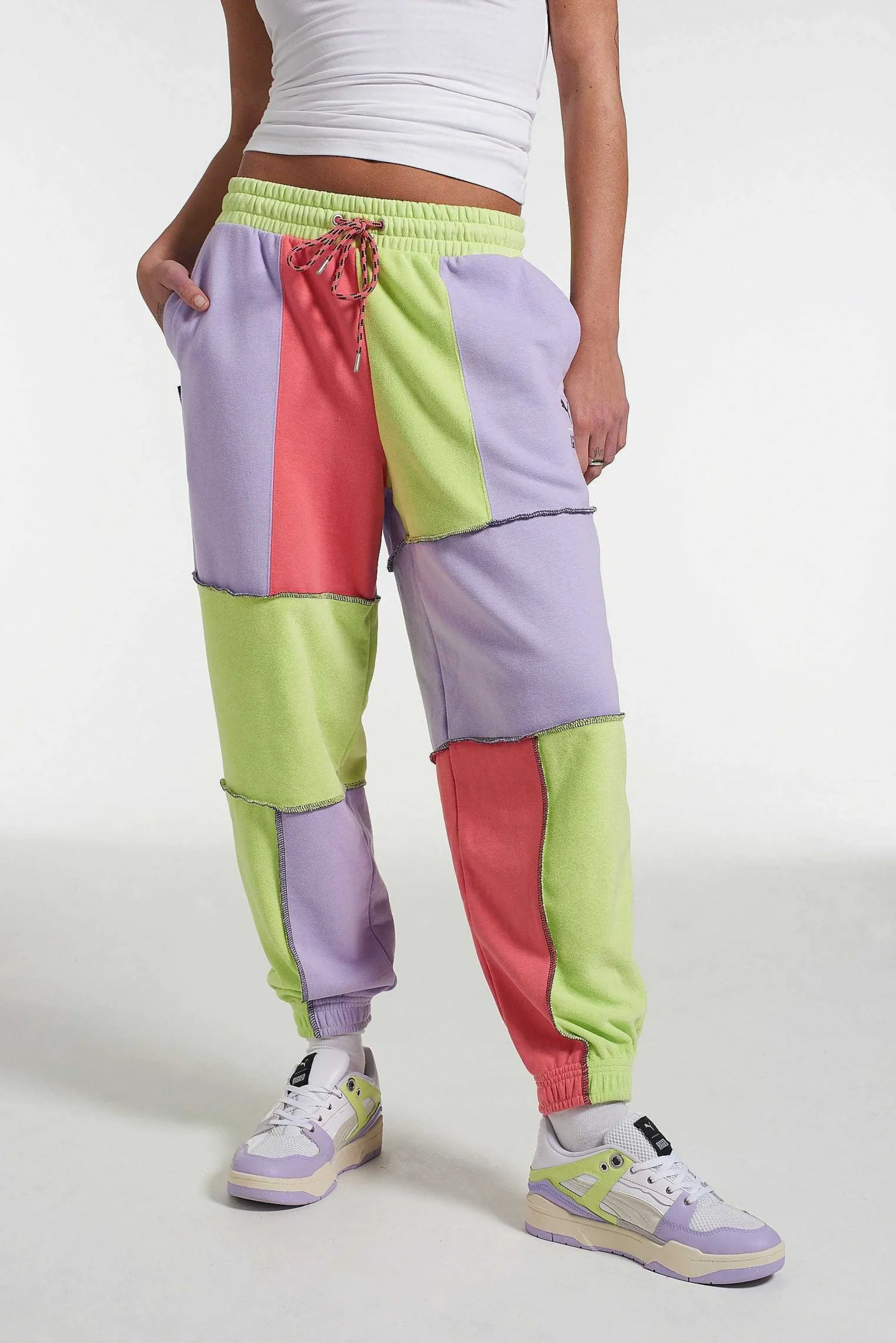 Puma X The Ragged Priest Colour Block Jersey Sweatpants