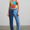 Rodeo Panelled Halter Top