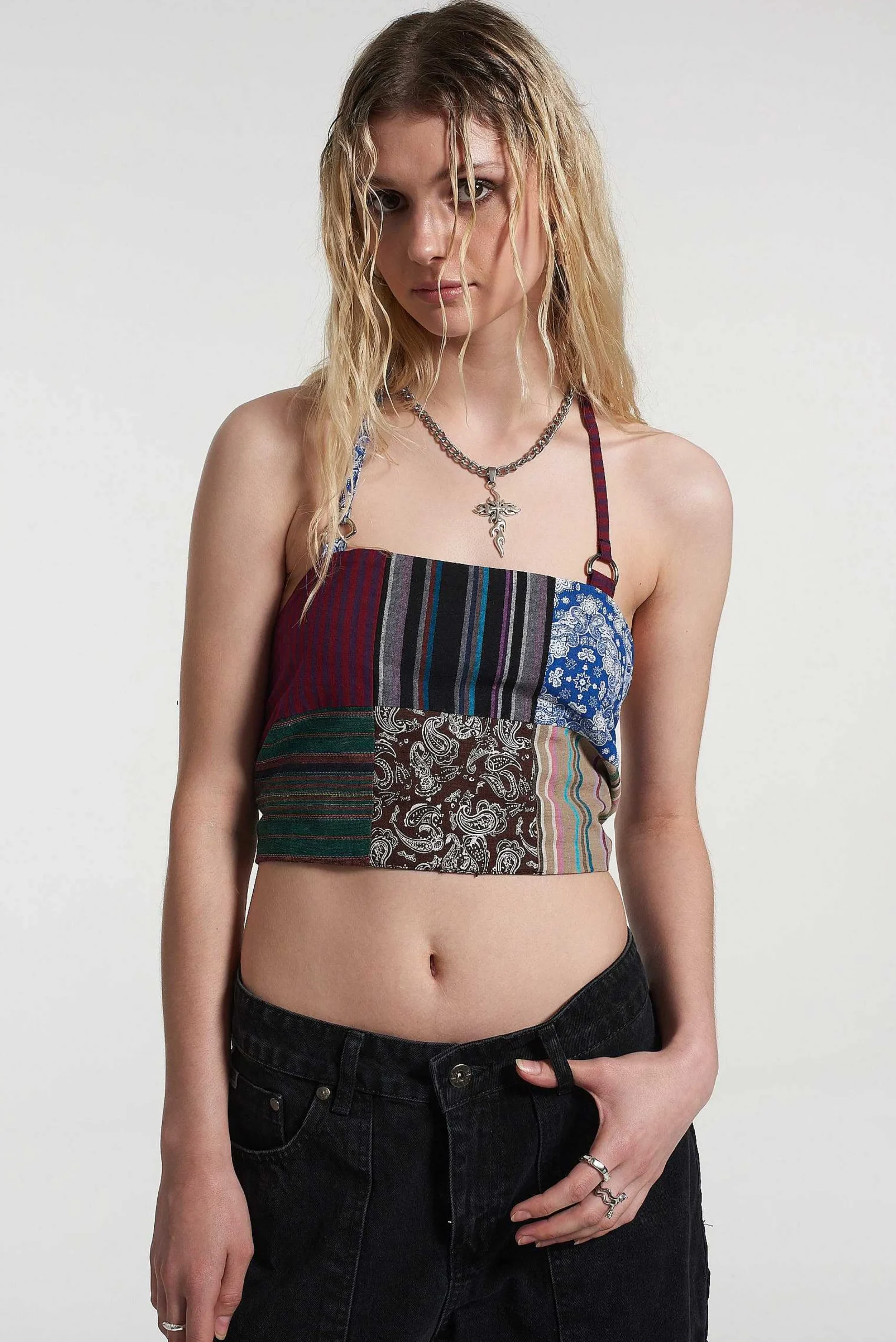 Sabotage Patchwork Vest