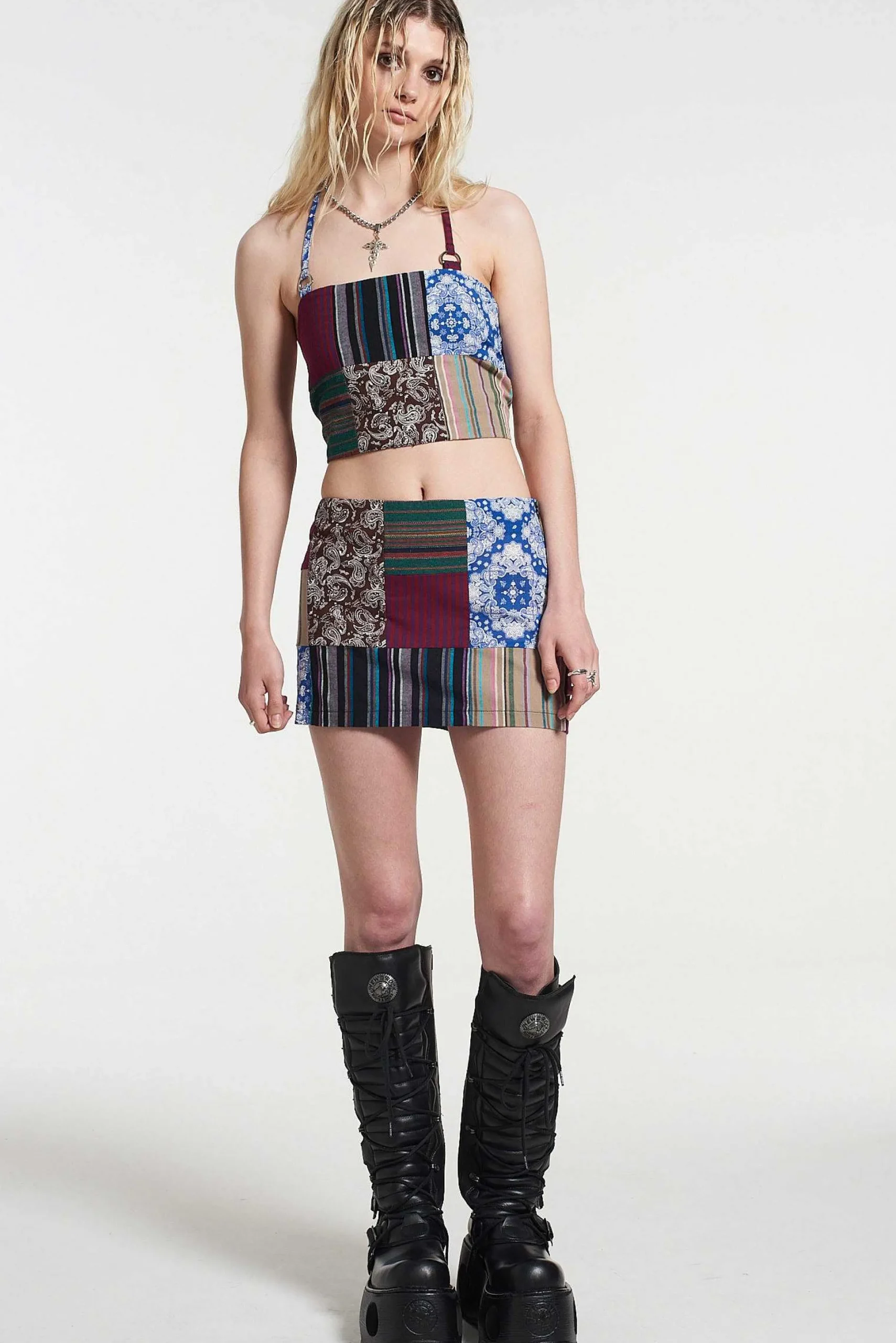 Sabotage Patchwork Vest