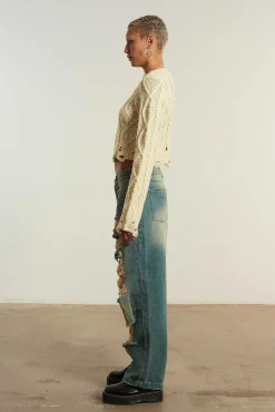 Saint Zip Cable Knit