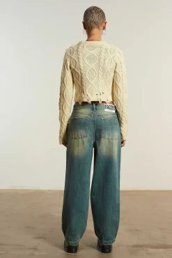 Saint Zip Cable Knit