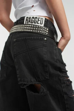 Shredder Distressed Skater Short