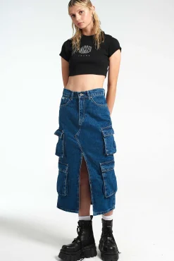 Soda Combat Skirt - Blue