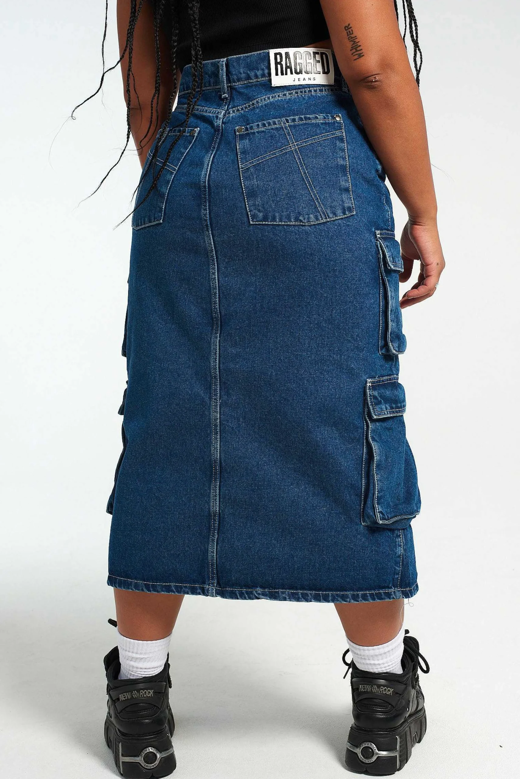 Soda Combat Skirt - Blue