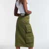 Soda Combat Skirt - Khaki