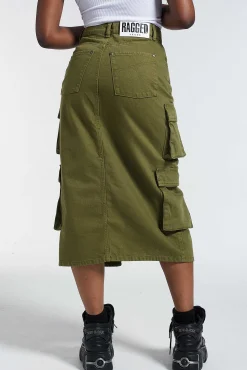 Soda Combat Skirt - Khaki