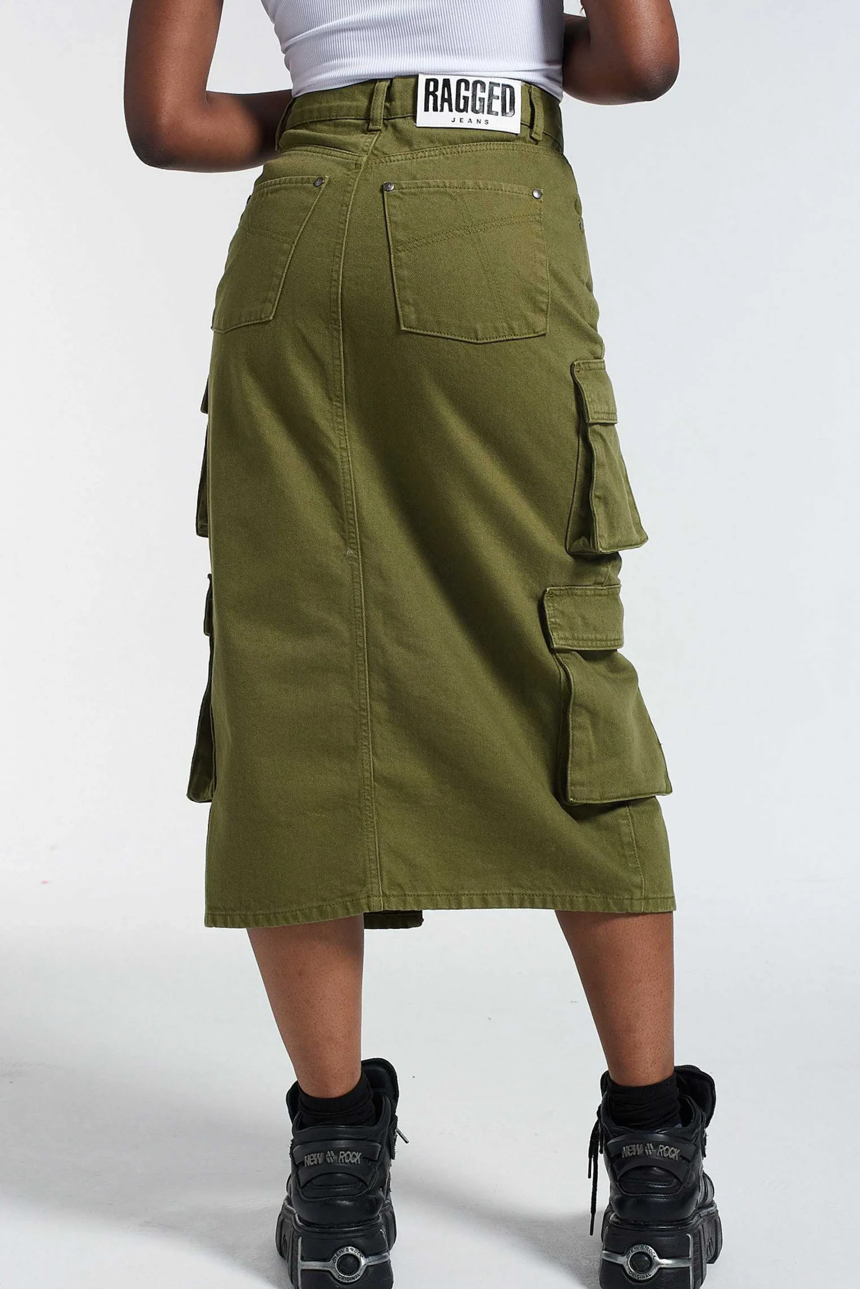 Soda Combat Skirt - Khaki
