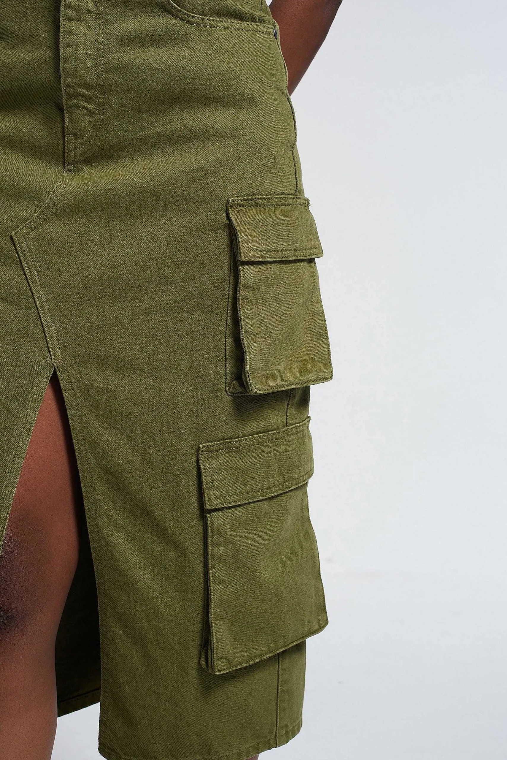 Soda Combat Skirt - Khaki