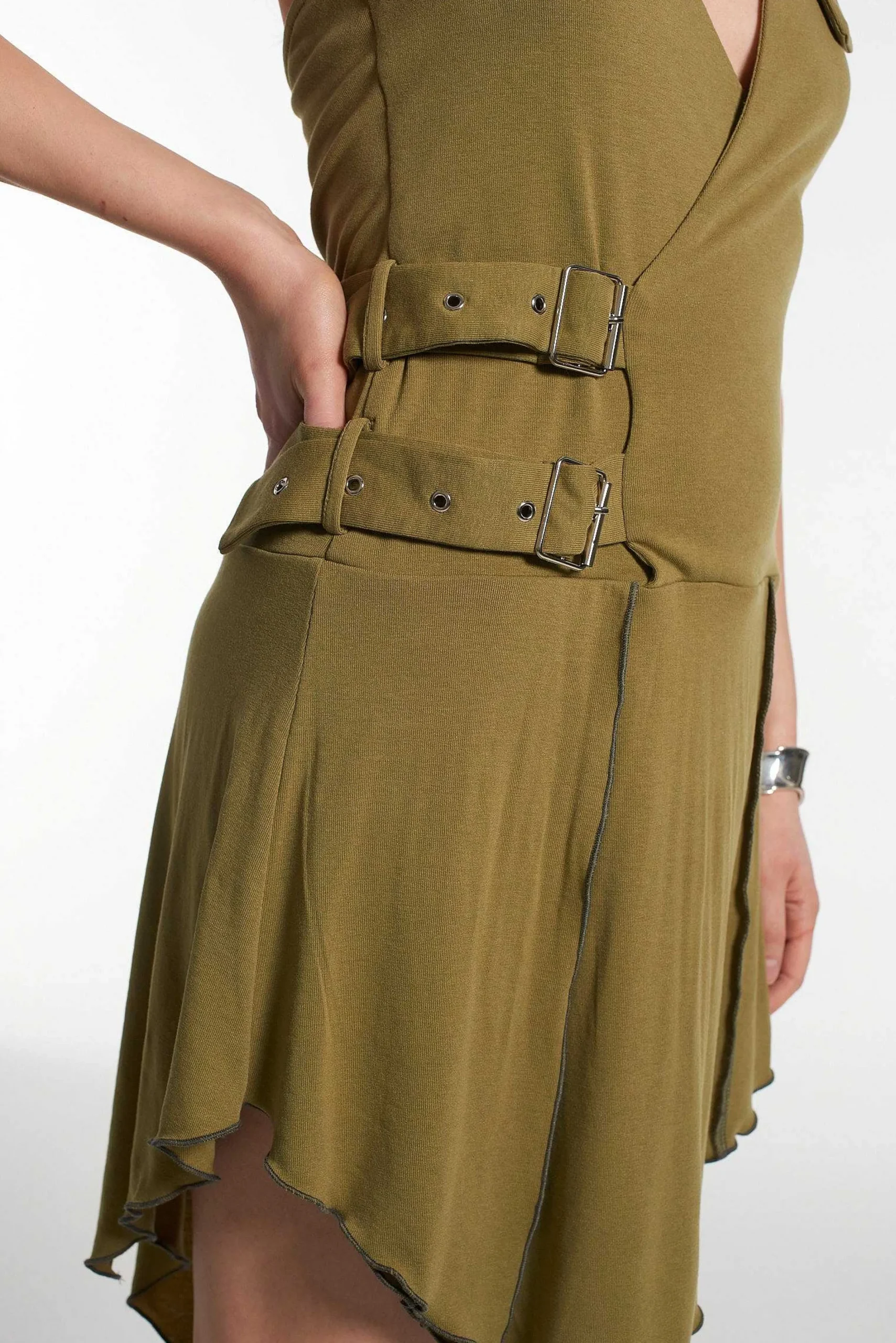 Stranded Halter Neck Dress