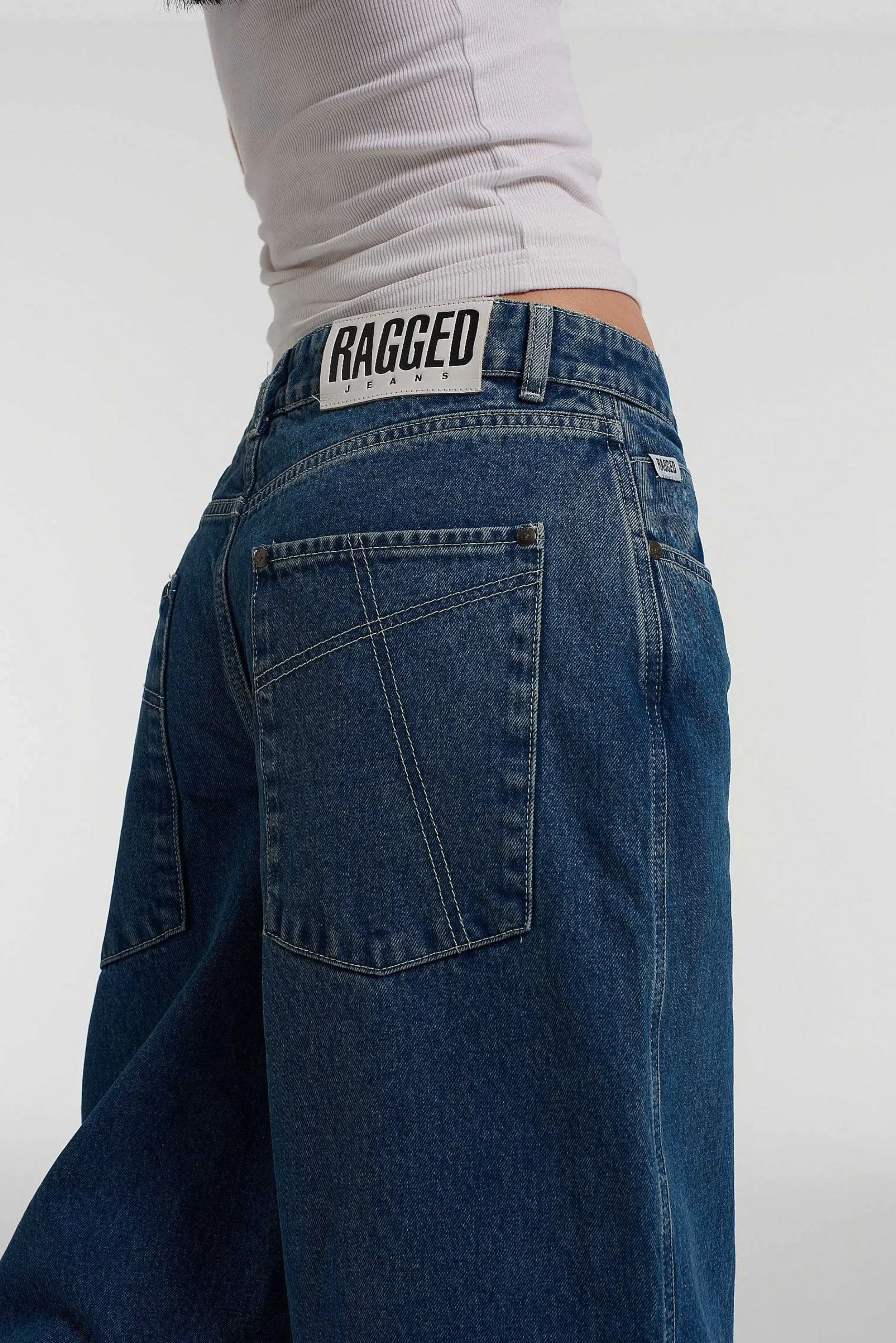 Sweeper Jean Blue