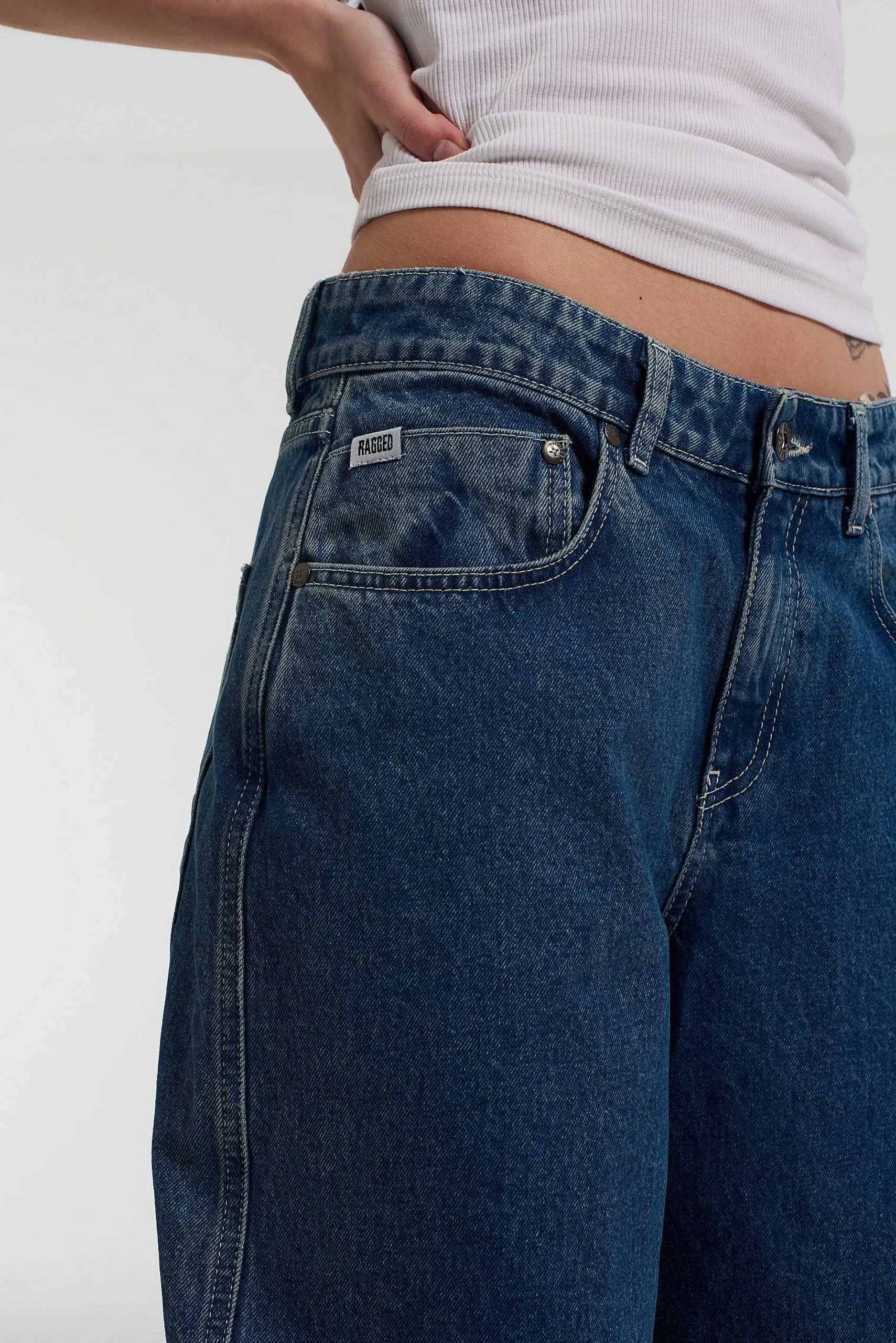 Sweeper Jean Blue